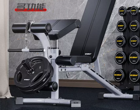 创思维哑铃凳健身器材家用多功能仰卧腹肌板专...