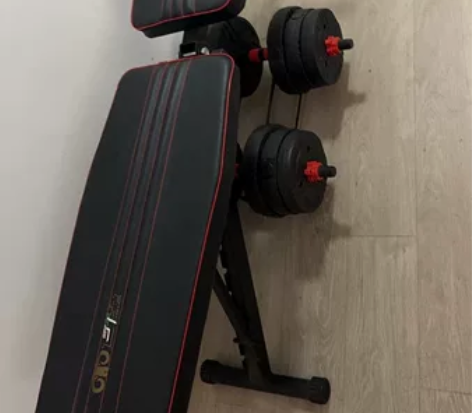 个人闲置的哑铃和哑铃凳，20×2  全网最...