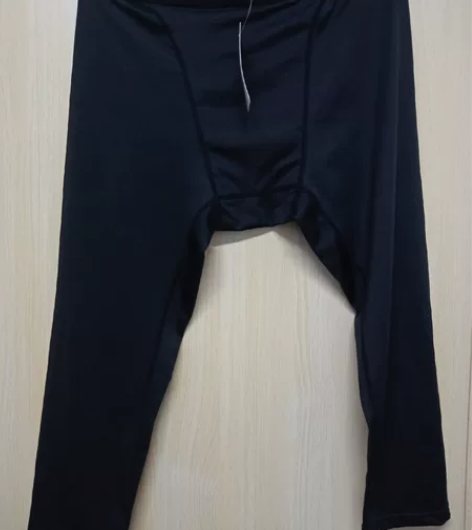 送人 篮球裤紧身裤训练裤速干七分裤黑色2X...