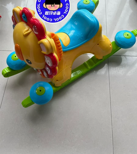费雪 4合一小狮子学步车，音乐不会响了，仅...