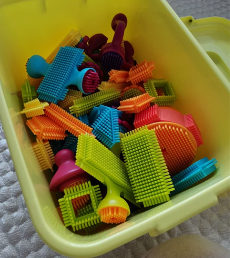 纽奇鬃毛积木108块～益智积木 孩子没怎么...