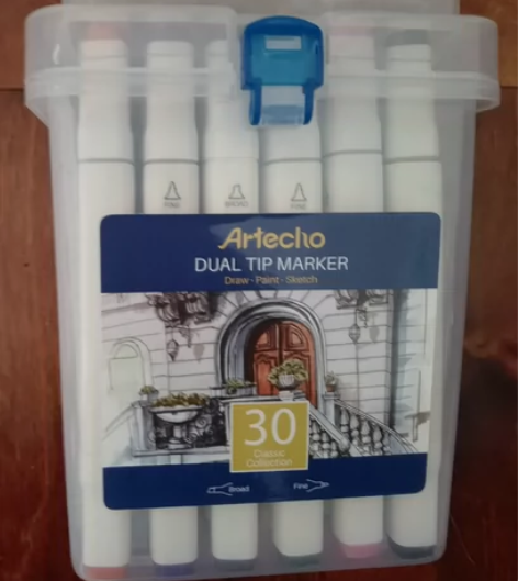 出全新闲置，蒙玛特马克笔40色油性酒精彩色...