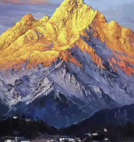 高质量油画定制！！！手绘油画肖像 油画人像...