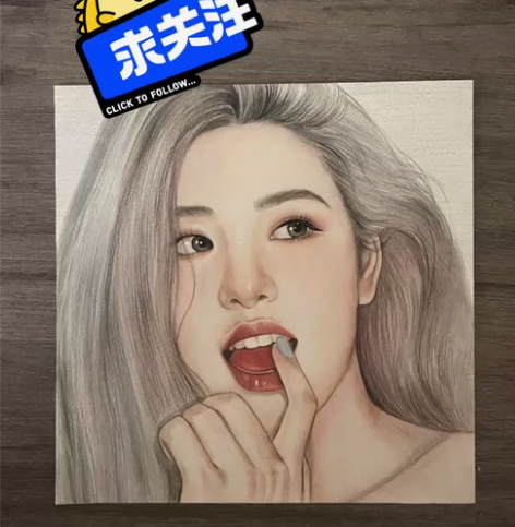 手绘彩铅画像定制手绘素描画像头像人像人物肖...