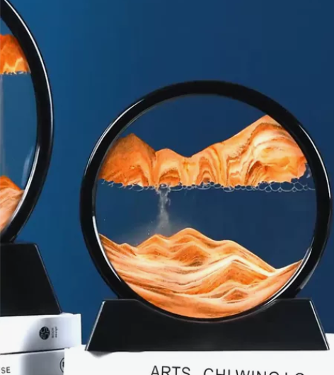 【便宜出】创意3D流沙画摆件创意礼品生日解...