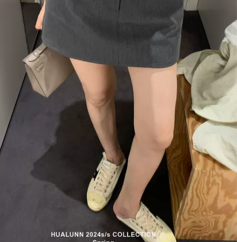 灰色西装a字短裙半身裙全新￥169800+...