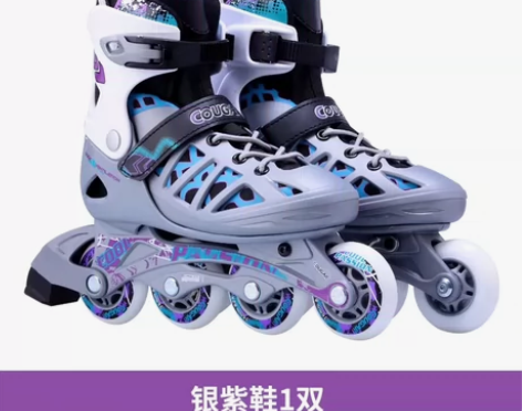 【出】美洲狮溜冰鞋成人女轮滑鞋女生大学生旱...