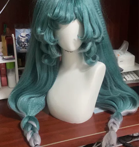 初音未来2024雪初音假发cos接单 标价...