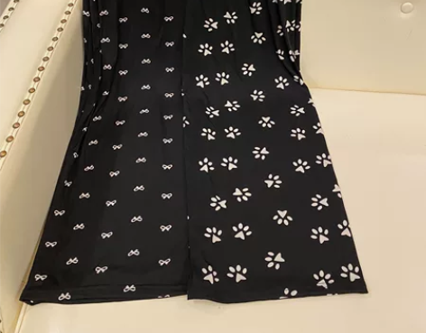 18包邮!新款狗爪印花裤女夏季高腰垂感休闲...