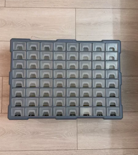 五金螺丝配件零件盒收纳柜箱大容量元件盒工具...