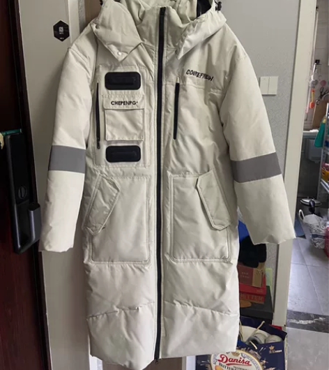 羽绒服男全新 填充的白鸭绒 含绒量90% ...