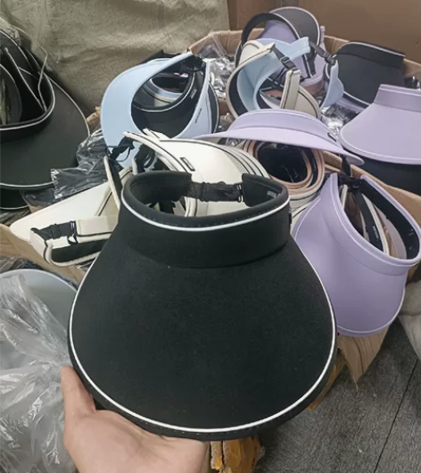 大帽檐夏季防紫外线空顶防晒帽女太阳帽子遮阳...