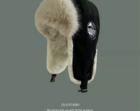 【亏本清仓】仿兔毛雷锋帽子女冬季韩版时尚百...