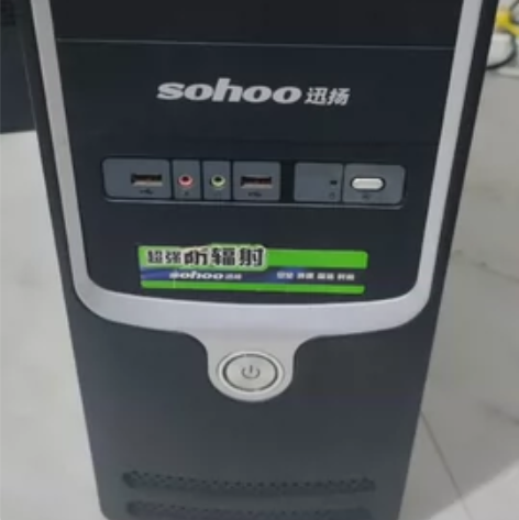 华硕台式电脑只有主机，注意没有硬盘，功能正...