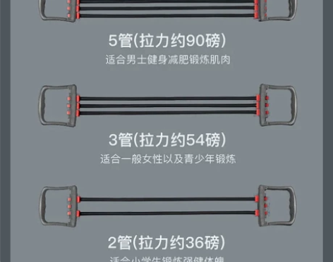 闲置全新拉力器男士健身器材手臂练手女拉力绳...