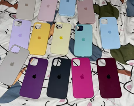 苹果13液态硅胶手机壳  非常非常耐脏不会...