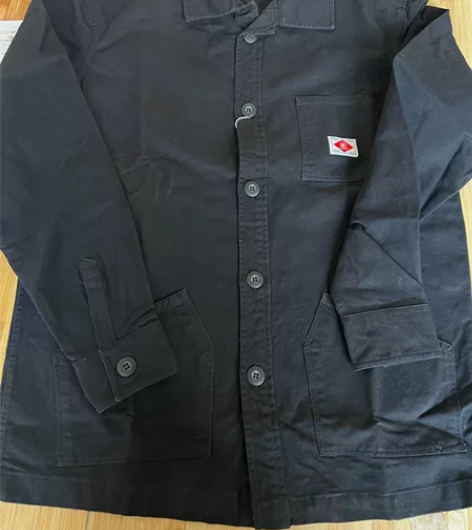 啄木鸟春季纯棉工装夹克，库存处理，黑色（M...