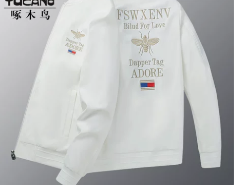 黑色黑色啄木鸟正品2022年新款夹克男士春...