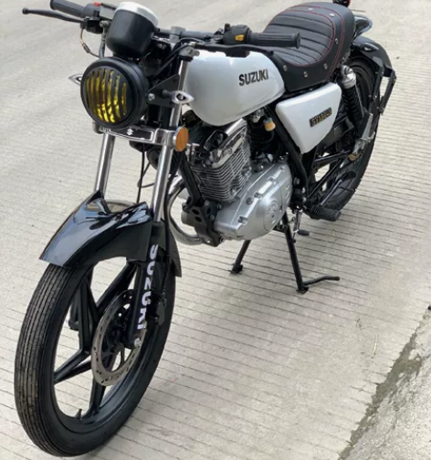 二手摩托车 性感铃木网红复古150cc 极...