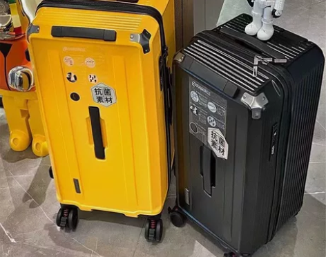 出口日本高品质升级版五轮杯架充电口行李箱2...