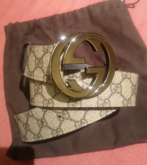 Gucci腰带，80厘米长，3.2厘米宽，...