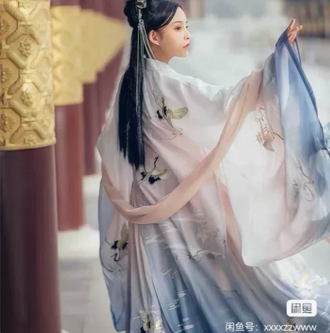 都城南庄 蓬莱阁齐胸汉服大全套m码 大袖+...