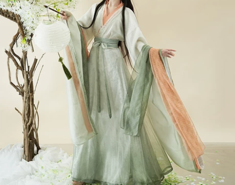 仙楚姬原创汉服魏晋南北朝刺绣破裙齐腰汉元素...