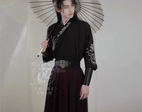 【租】孤鲤原创汉服【朝歌】男女春夏侠客帅气...