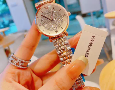 阿玛妮正品满天星手表女士2021年新款十大...