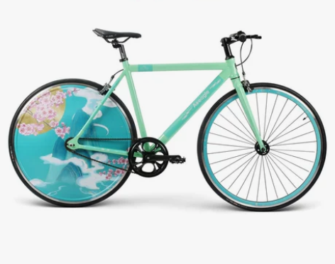 Aoeagle/遨鹰 国潮仙鹤死飞自行车学...