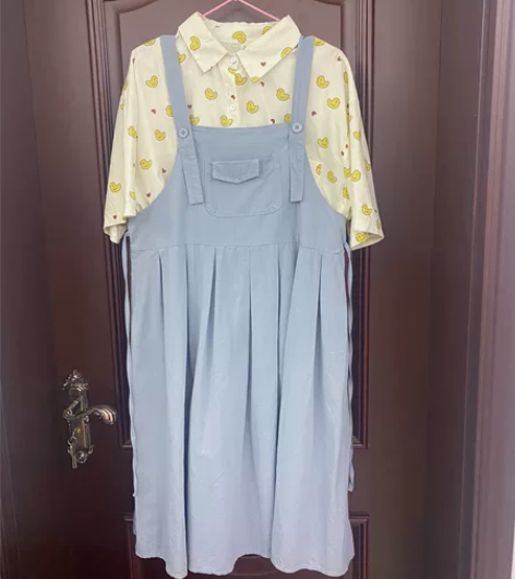 【一套39包邮出】夏装款孕妇宽松两件套连衣...