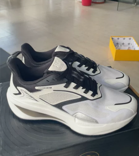 361度男鞋跑步鞋2024春夏新款网布透气...