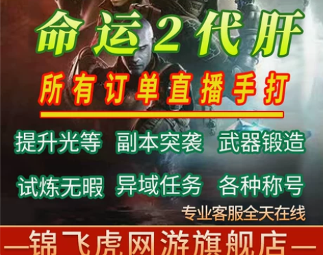 命运2代练代肝刷光等金装终焉之形成就传说主...