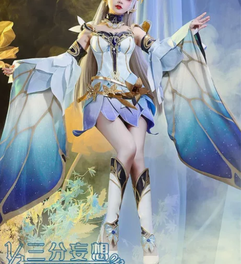 (出租)王者荣耀貂蝉金色仲夏夜cos (清...