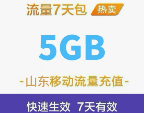 山东移动流量充值5G手机3g/4g/5g通...