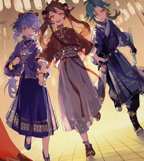 （定制款）胡桃同人cos汉服 这套是花生米...