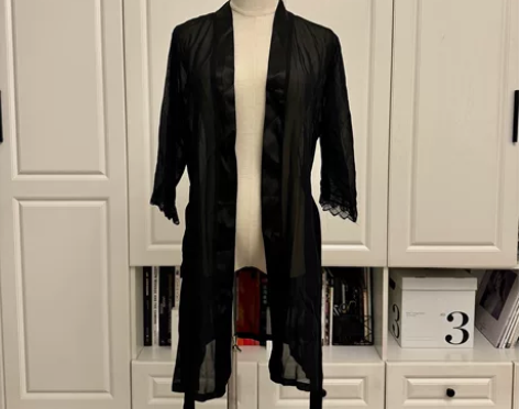 全新闲置女装 霏慕性感睡衣女蕾丝透视薄款睡...