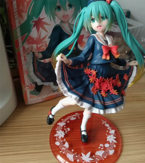 退坑出 TAITO初音未来秋季枫叶景品手办...