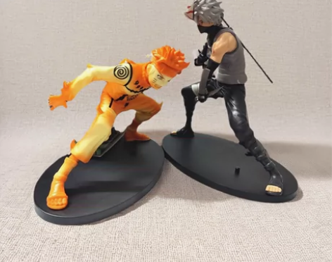 火影忍者动漫手办疾风传鸣人 九尾 卡卡西 ...