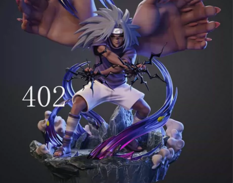 火影忍者（佐助）咒印 手办模型 3d打印模...