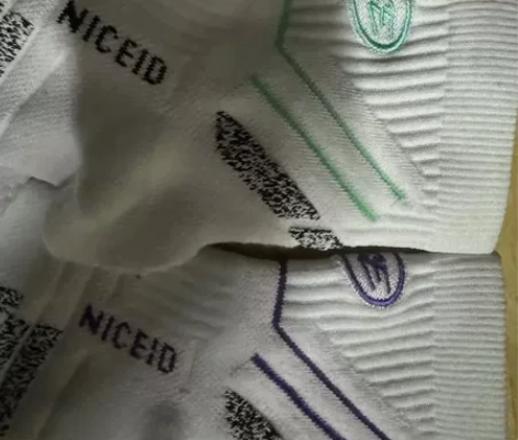 niceid 新款短筒加厚篮球袜 刺绣小标...