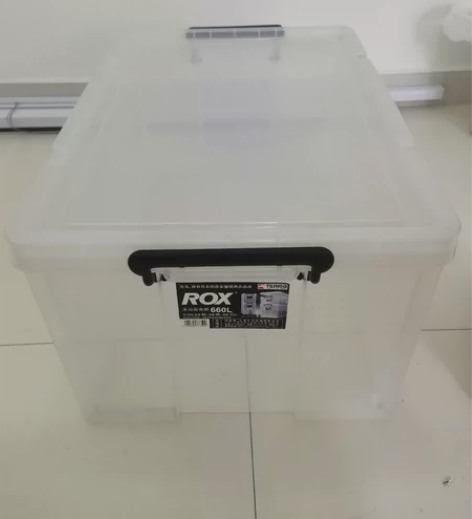 天马收纳箱 ,rox 660L 共有两个,...