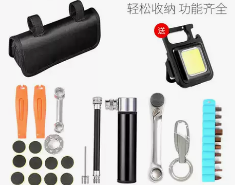 公路自行车维修调试扭力棘轮扳手多功能随车补...