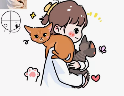 手绘Q版头像 照片转卡通头像 简笔画头像 ...