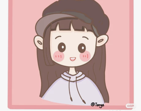 手绘q版头像 超可爱简笔画 点我想要联系我...