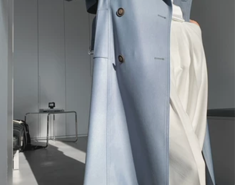 PIAOIN定制英伦感杂志风高端垂感复古双...