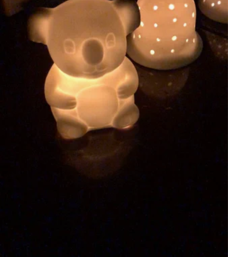 小夜灯简约北欧美式乡村家居庭院装饰工艺品陶...