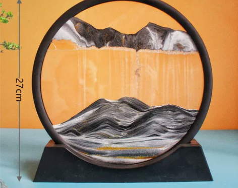 特价流沙画摆件解压创意艺术沙漏装饰客厅卧室...