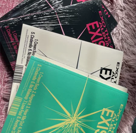 exo专辑全新未拆 边伯贤小卡 周边卡 稀...