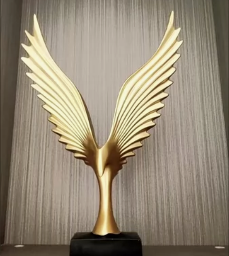 大鹏展翅摆件装饰品欧式酒柜摆件创意客厅家居...